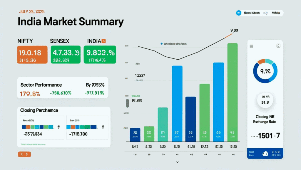 Stock Market Summary — July 25, 2025 (India)