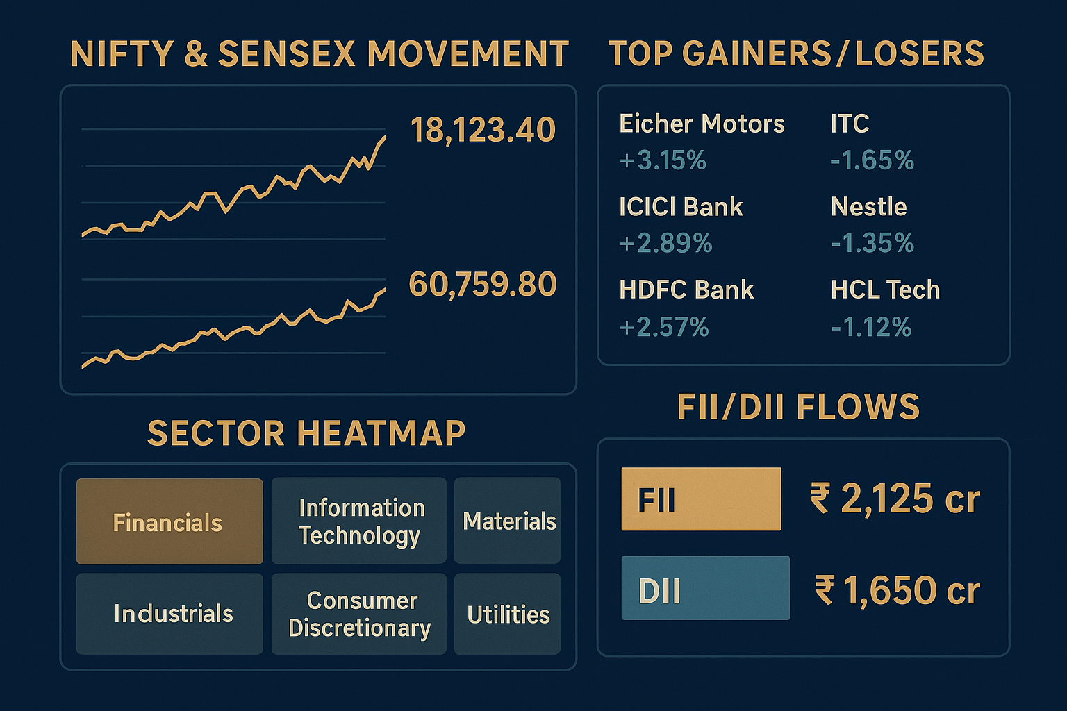 Market Ends Higher Nifty Nears 26,000, Sensex Above 84,700