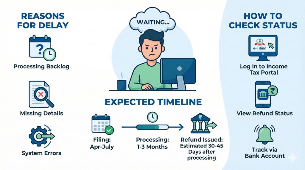 ITR Refund Delays – Why Your Tax Refund Is Late in 2025