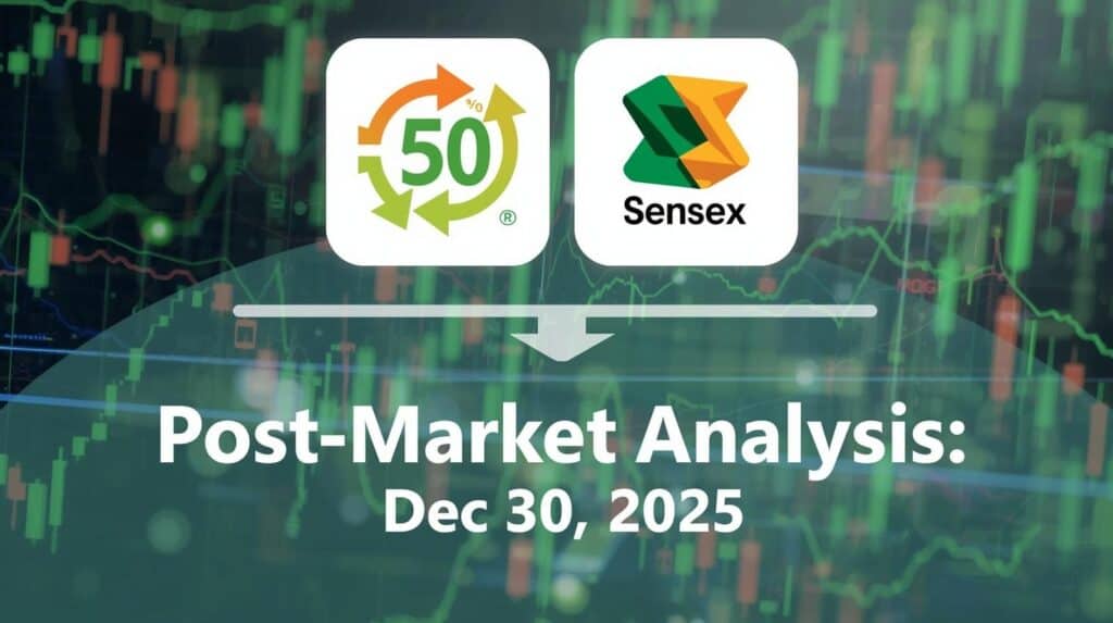 Indian Stock Market Today: Nifty & Sensex End Flat FII/DII Data, Top Gainers & IPO Watch (Dec 30, 2025)