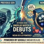 OnePlus Watch 4 Debuts with Wear OS 6.0 & Gemini AI