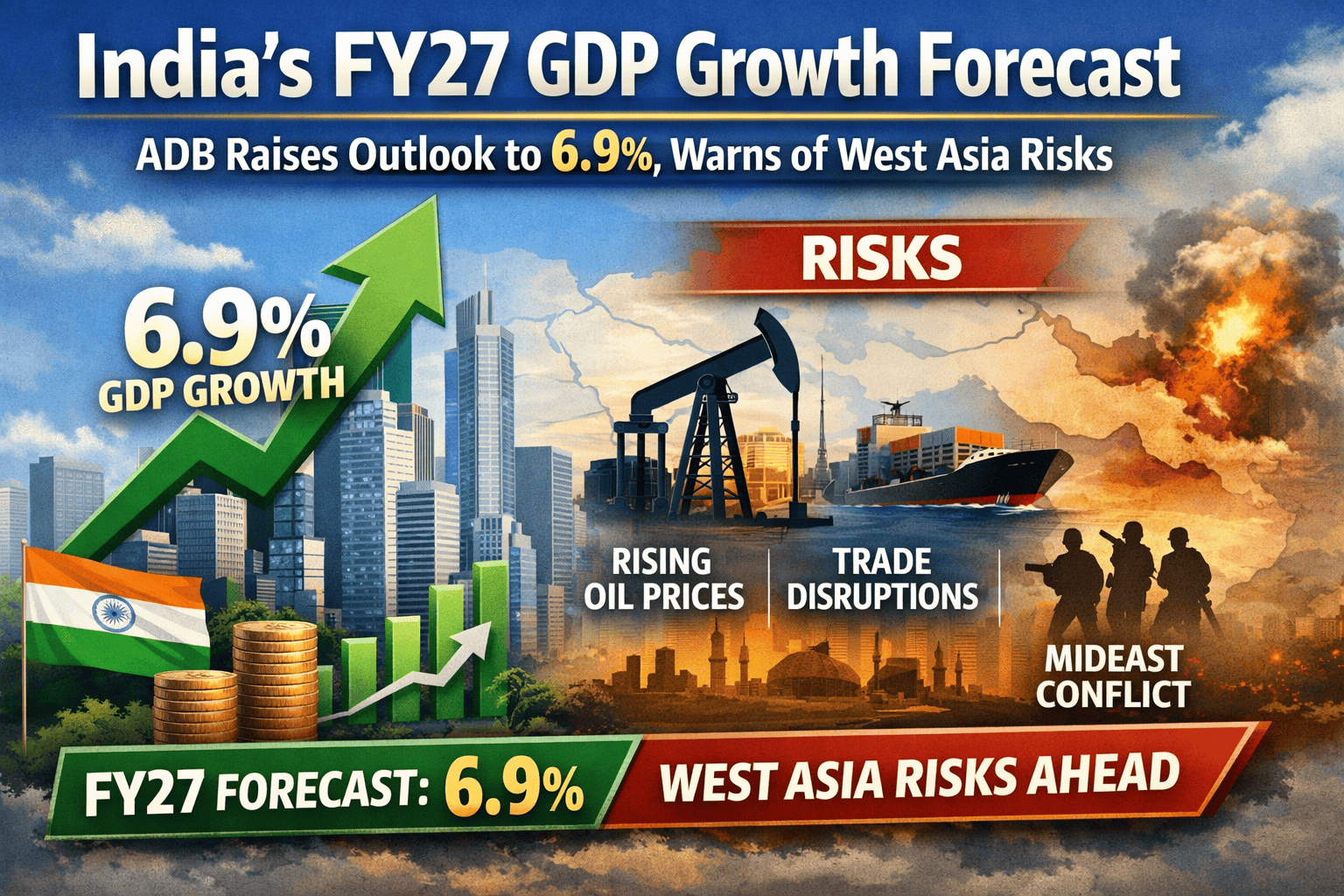 India’s FY27 Growth Outlook: ADB’s Upgrade & Risks