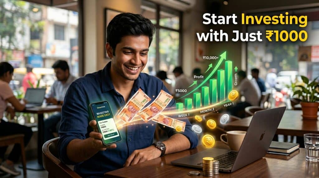 How to Invest Your First ₹1000 in India (Simple Beginner Guide)